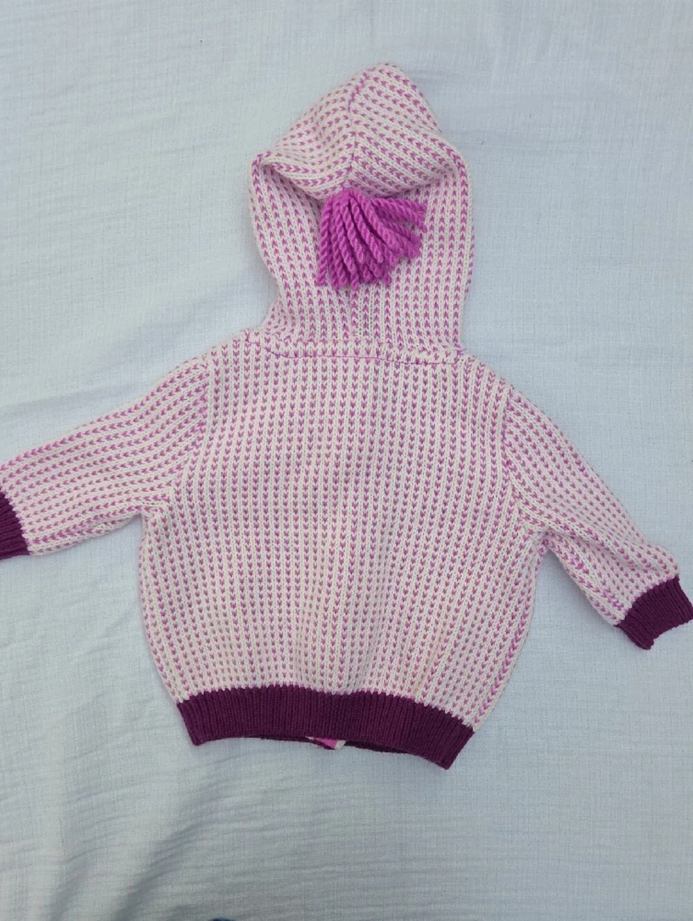 Gymboree Baby Purple/Gray 3 Piece Sweater Set (3 Mo)